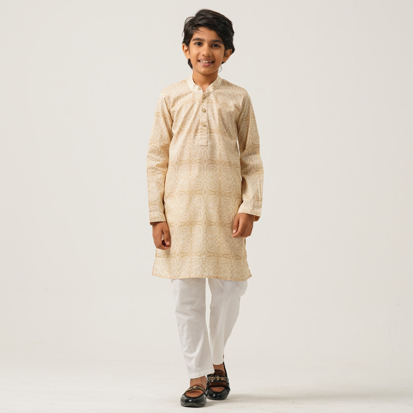 Boy's Beige Panjabi