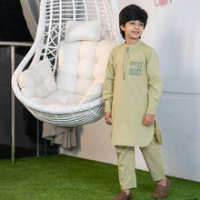 Load image into Gallery viewer, BOYS EMBROIDERY KABLI-MINT
