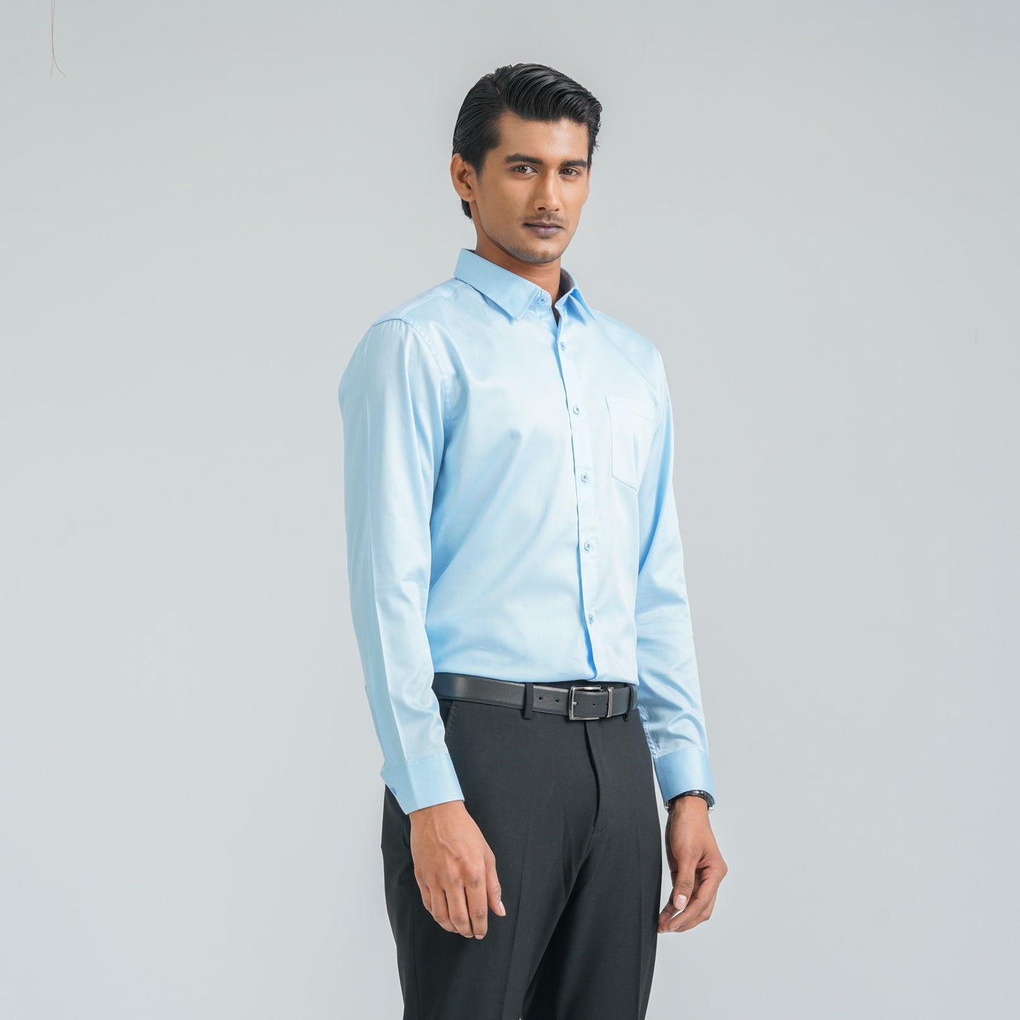 Men’s Satin Lycra Formal Shirt
