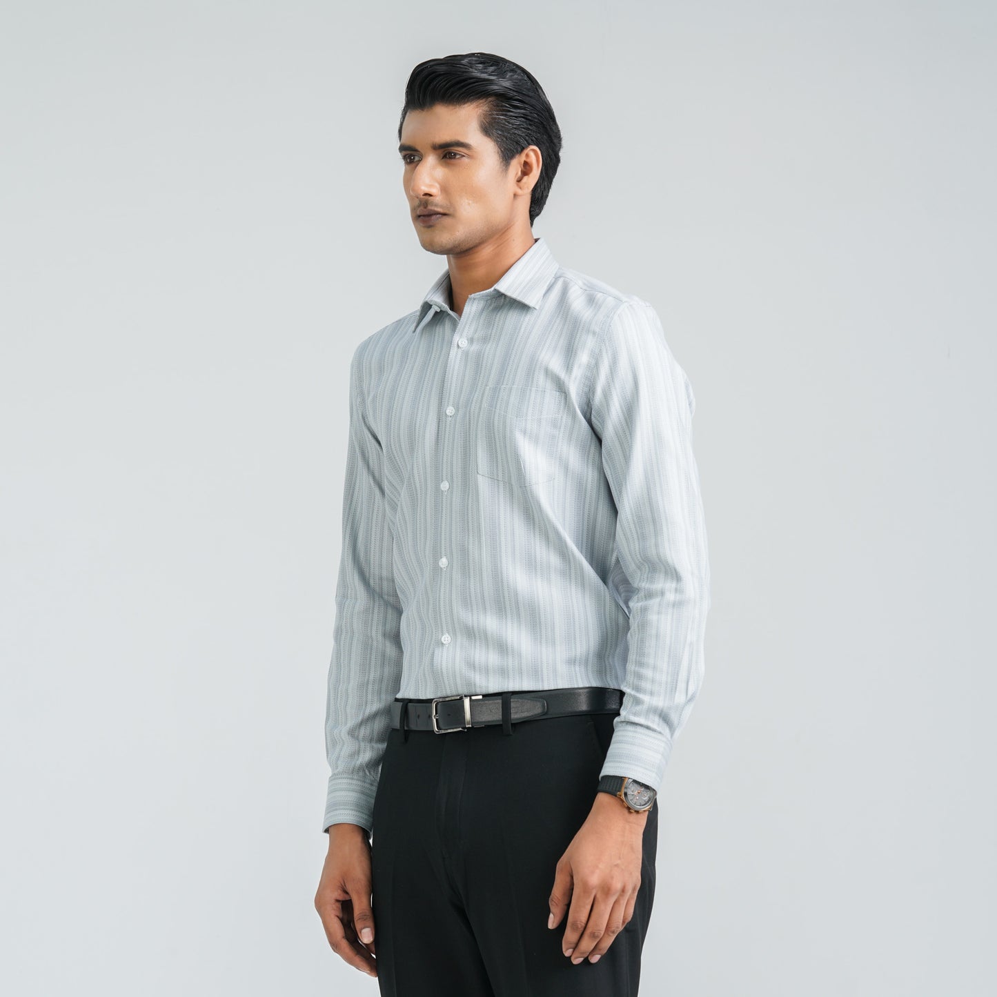 Men’s Ash Cotton Formal Shirt