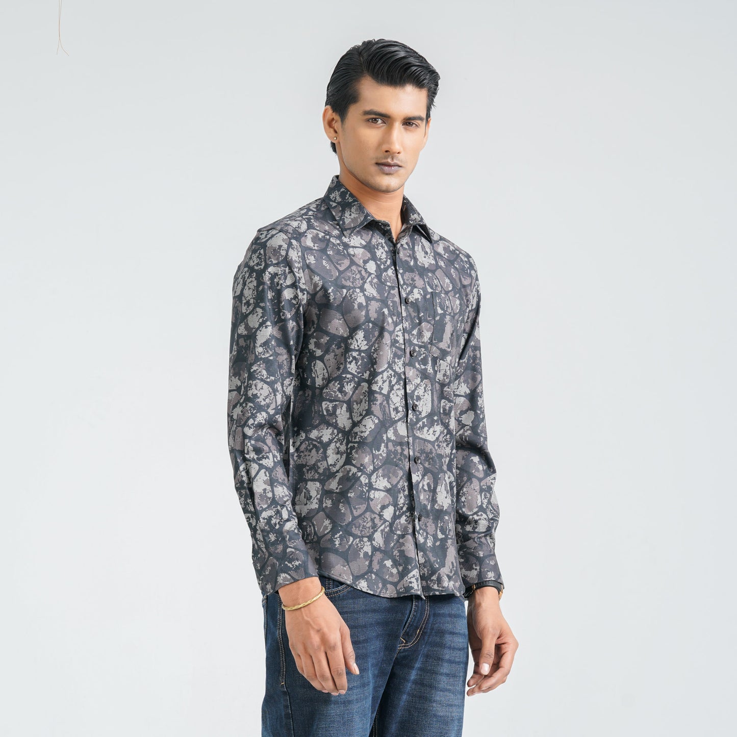 Men’s Coffee Casual Shirt