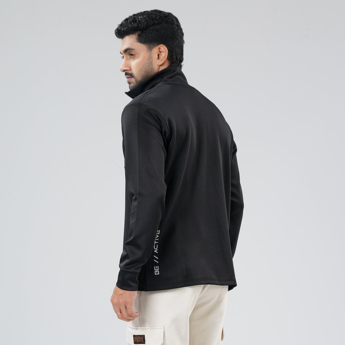 Mens Black Sweat Shirt