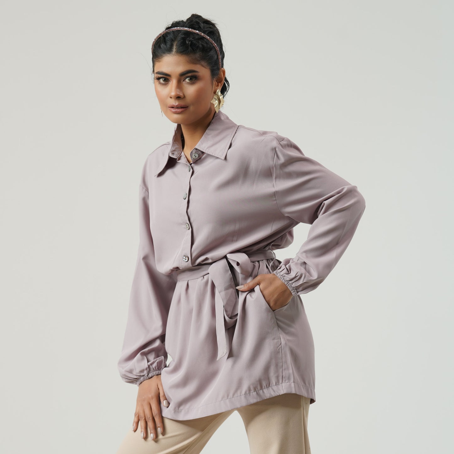 Women Light Purple Top