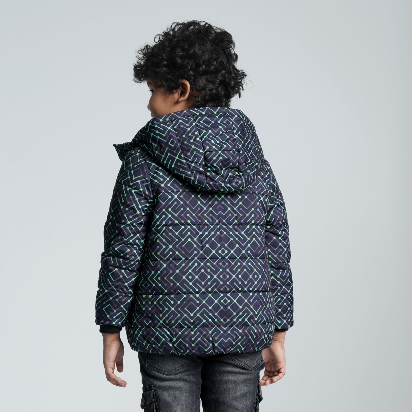 Baby Navy & Green Boys Quilting