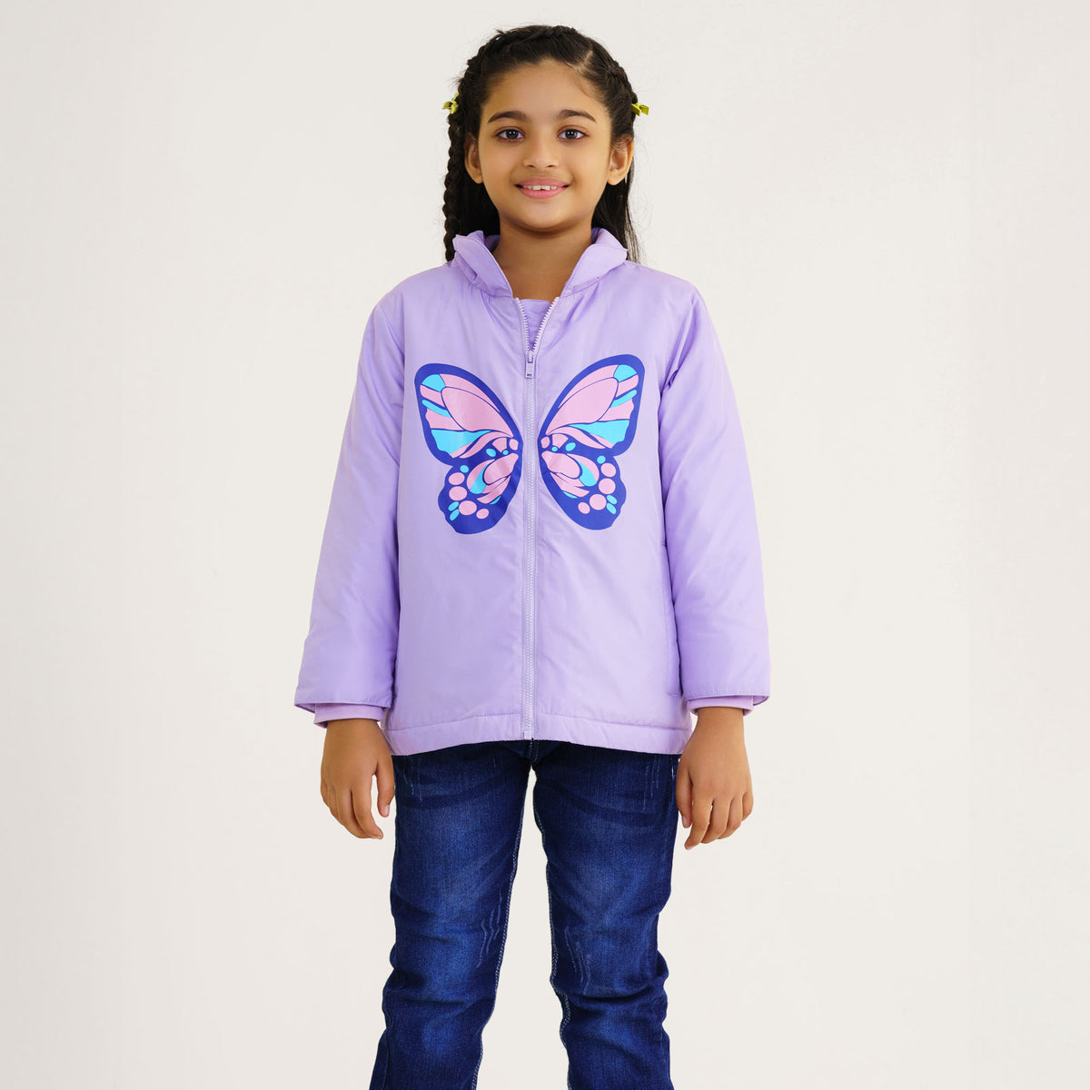 Baby Girls Lavender Quilted Jacket