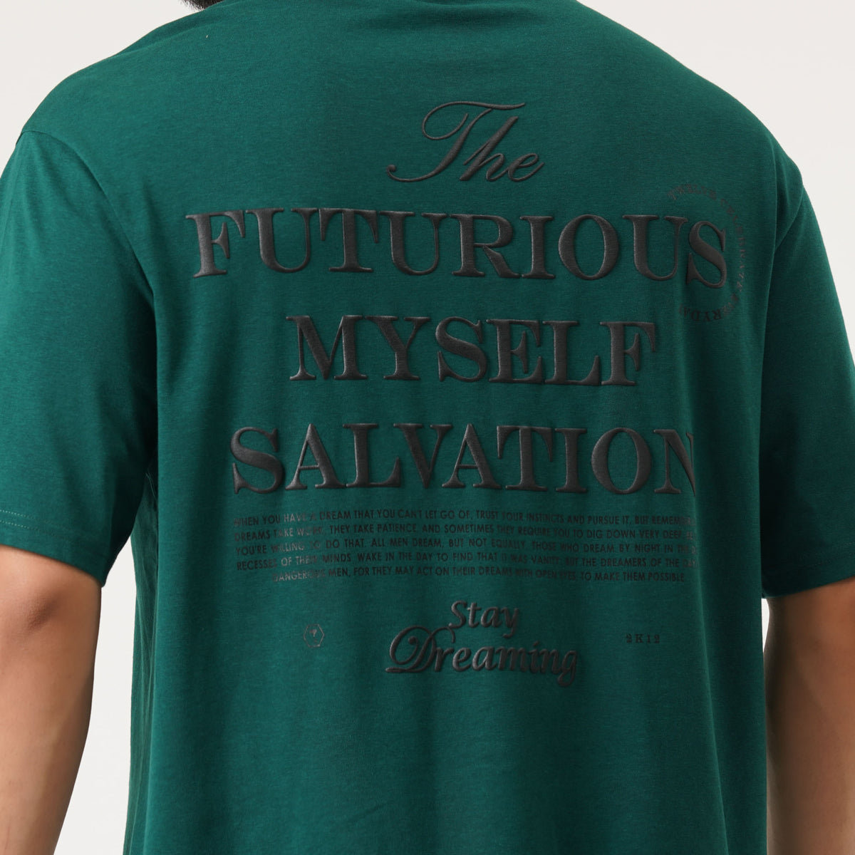 Mens Green Oversized T-Shirt
