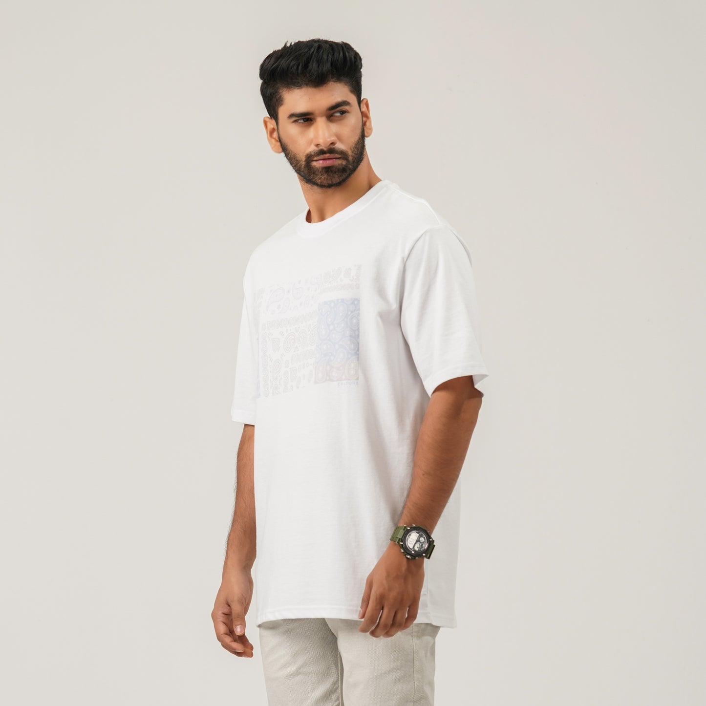 Mens White Oversize T-shirt