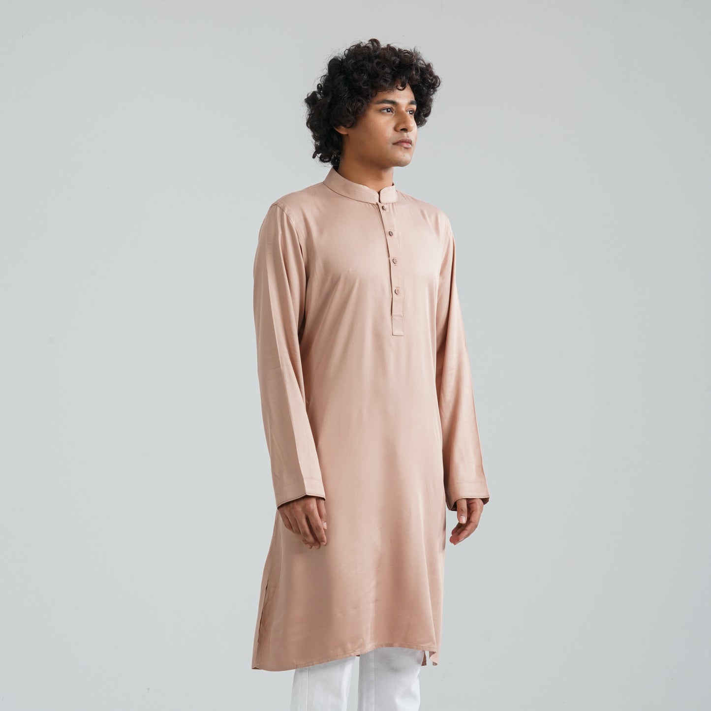 Men’s Linen Silk Panjabi