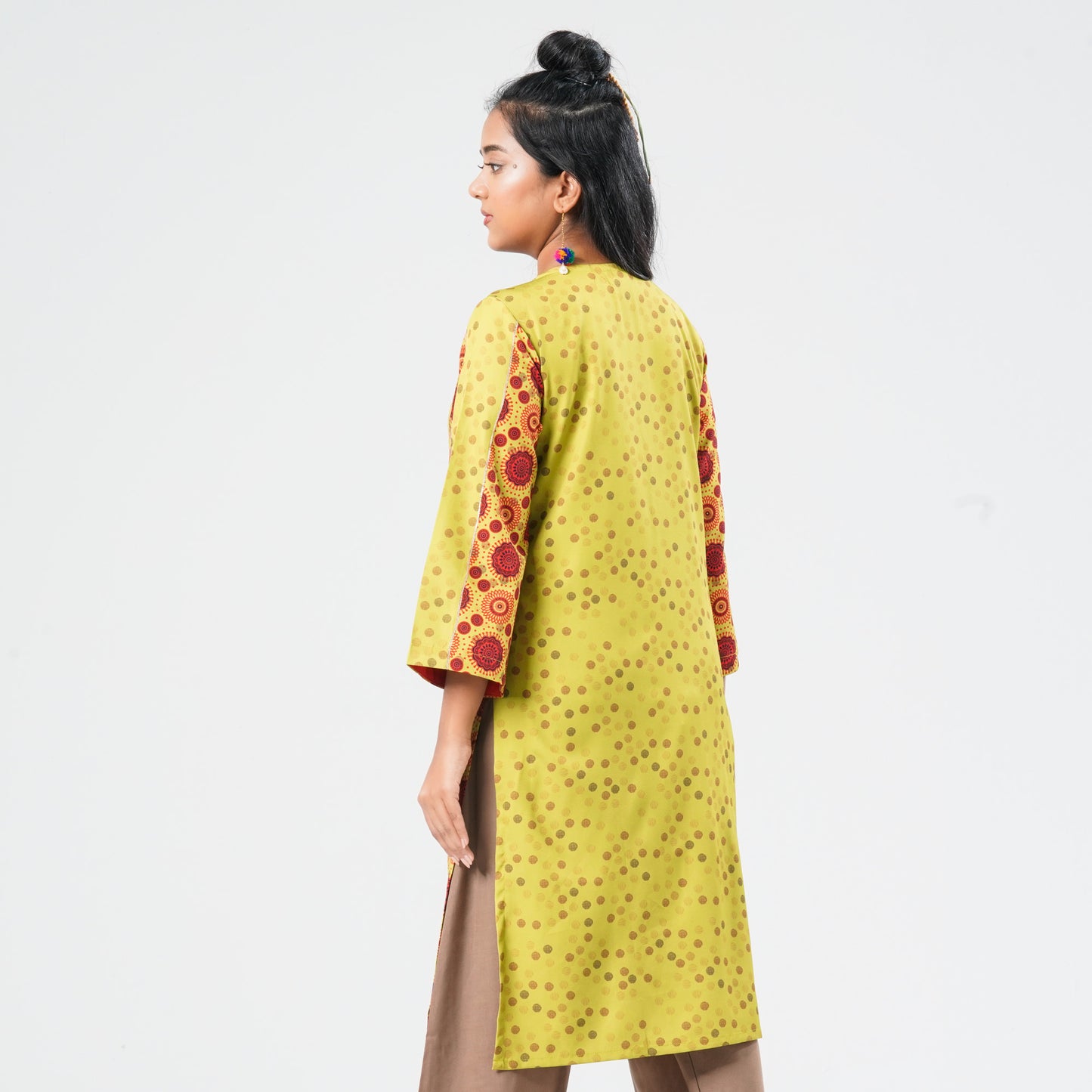 Women’s Printed Silk Kurti