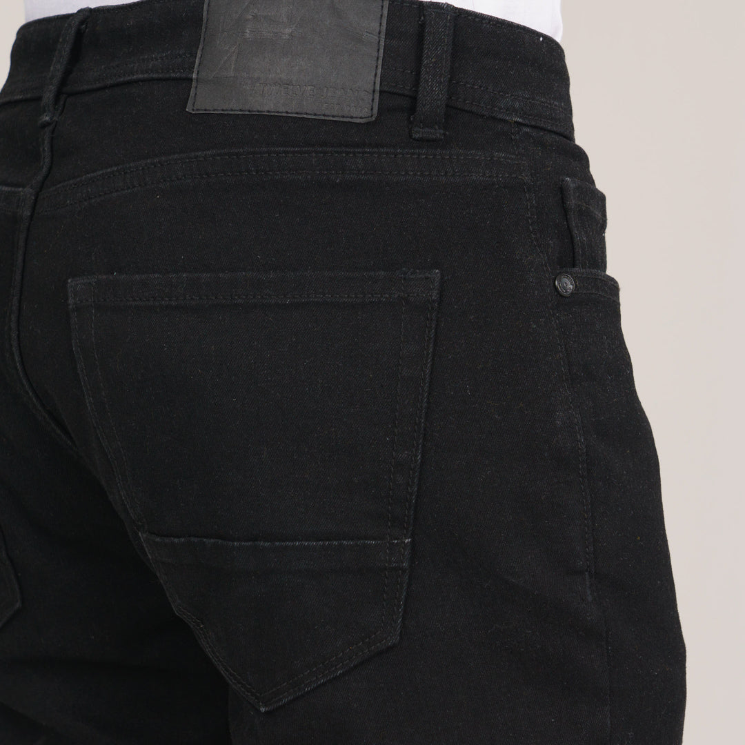 Mens Black Denim ( Back pocket Issue)