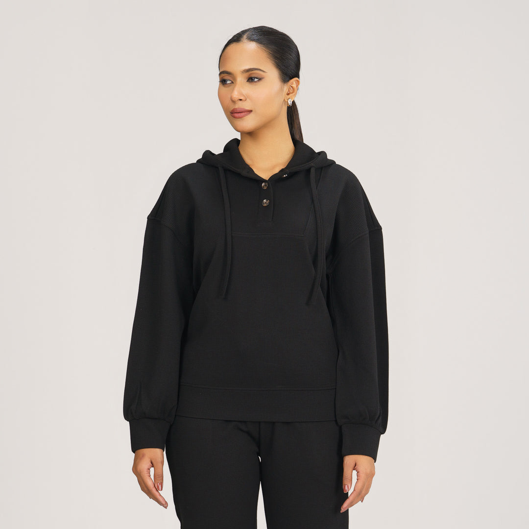 Womens Black Hoodie