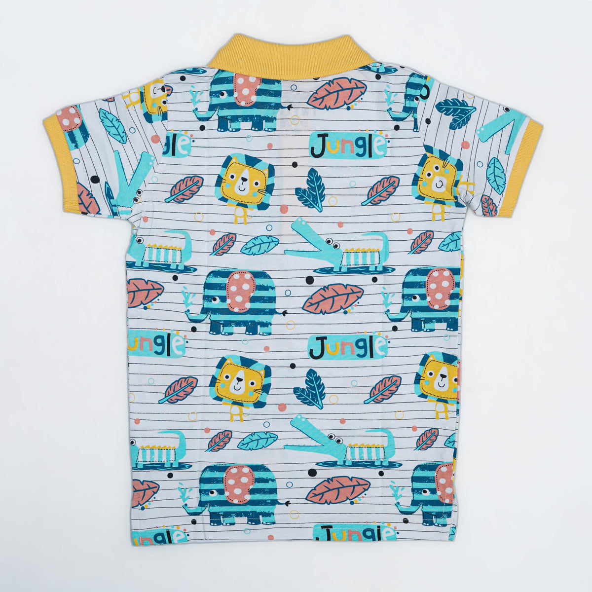 Baby Boys Polo Shirt-WHITE
