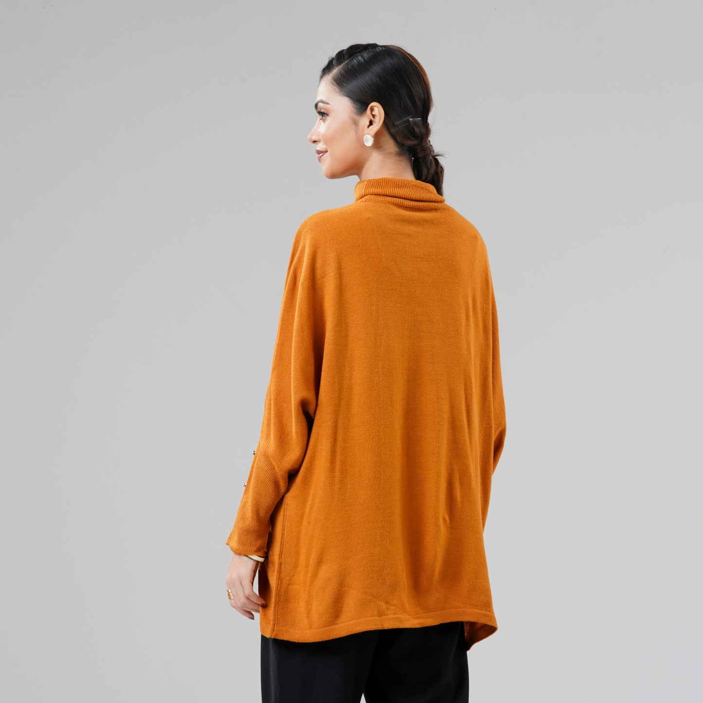 Women's Brown Poncho