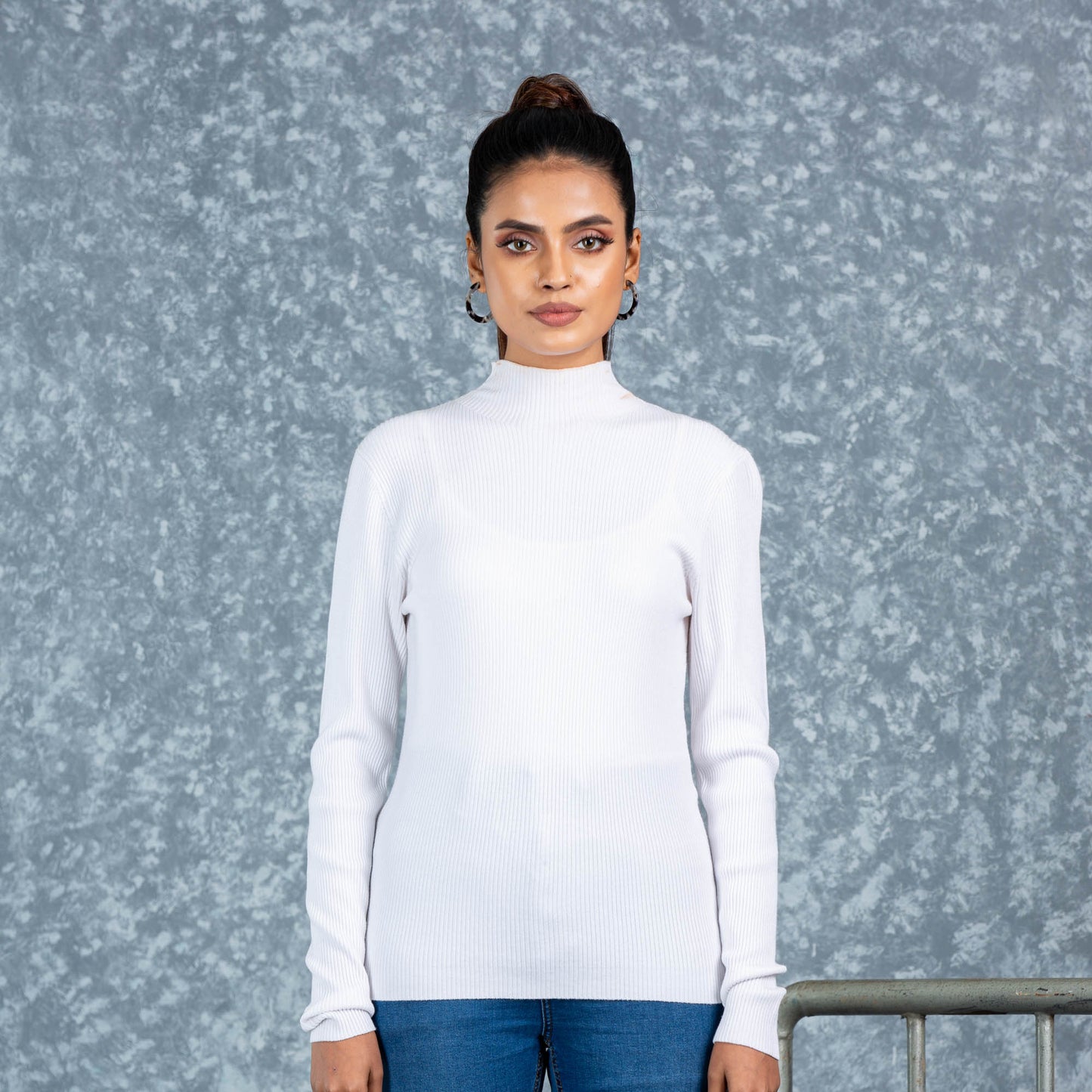 Womens White Pullover