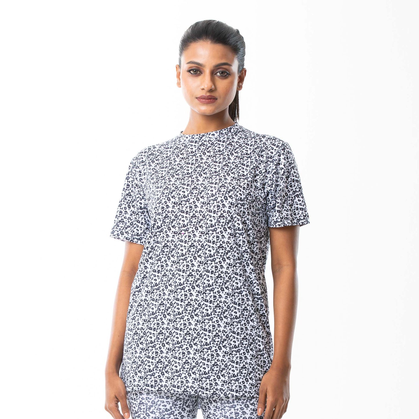 Womens Tops-White Aop