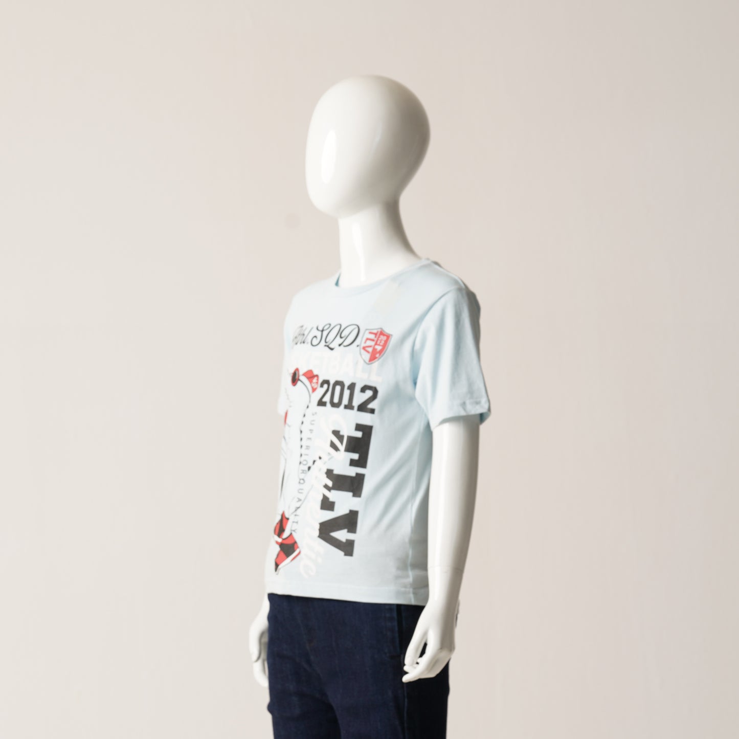 Boys T- Shirt-Sky Blue