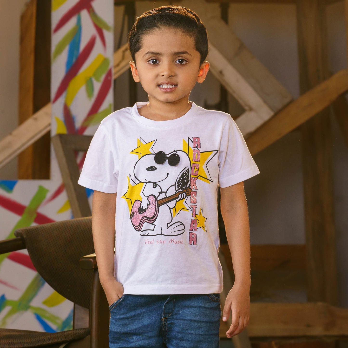 Baby Boys White T-Shirt