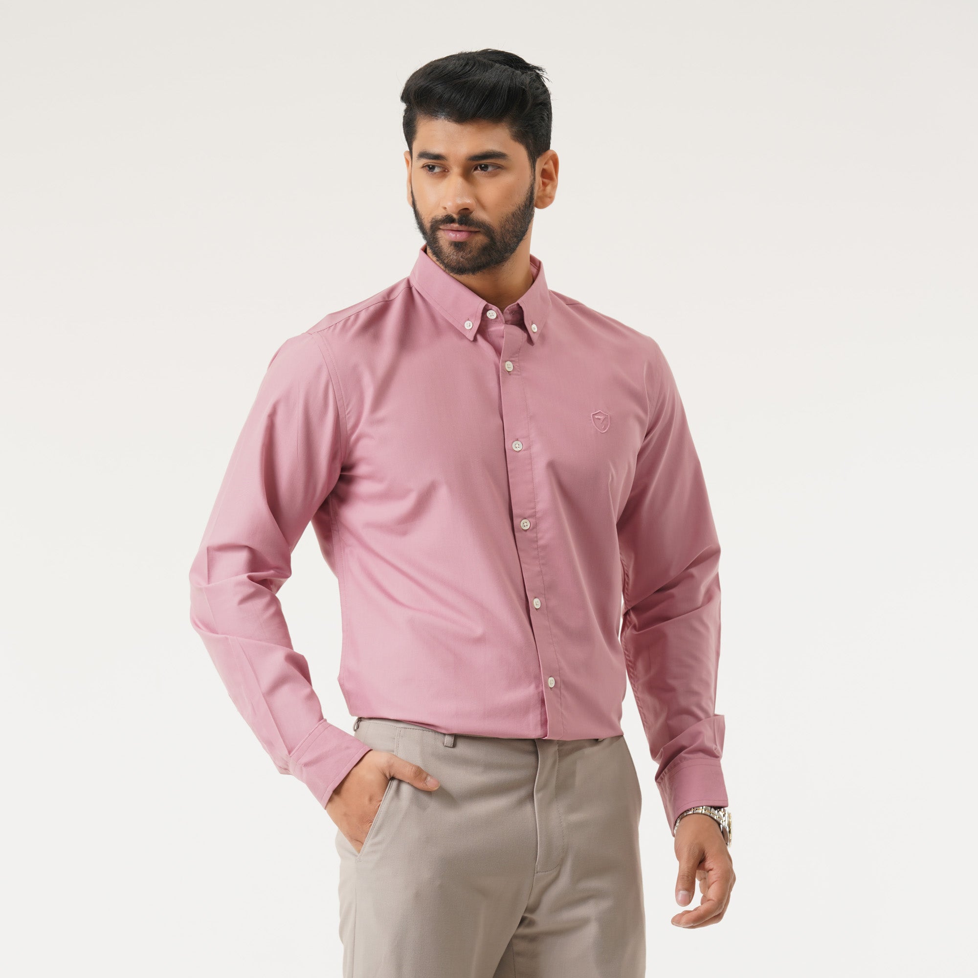 Mens Dusty Pink Shirt – TwelveBd