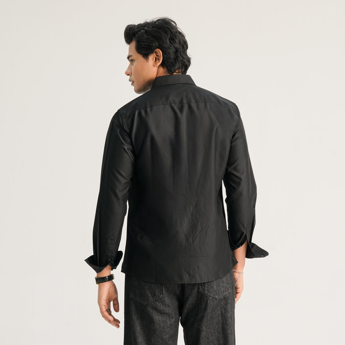 Mens Black Casual Shirt