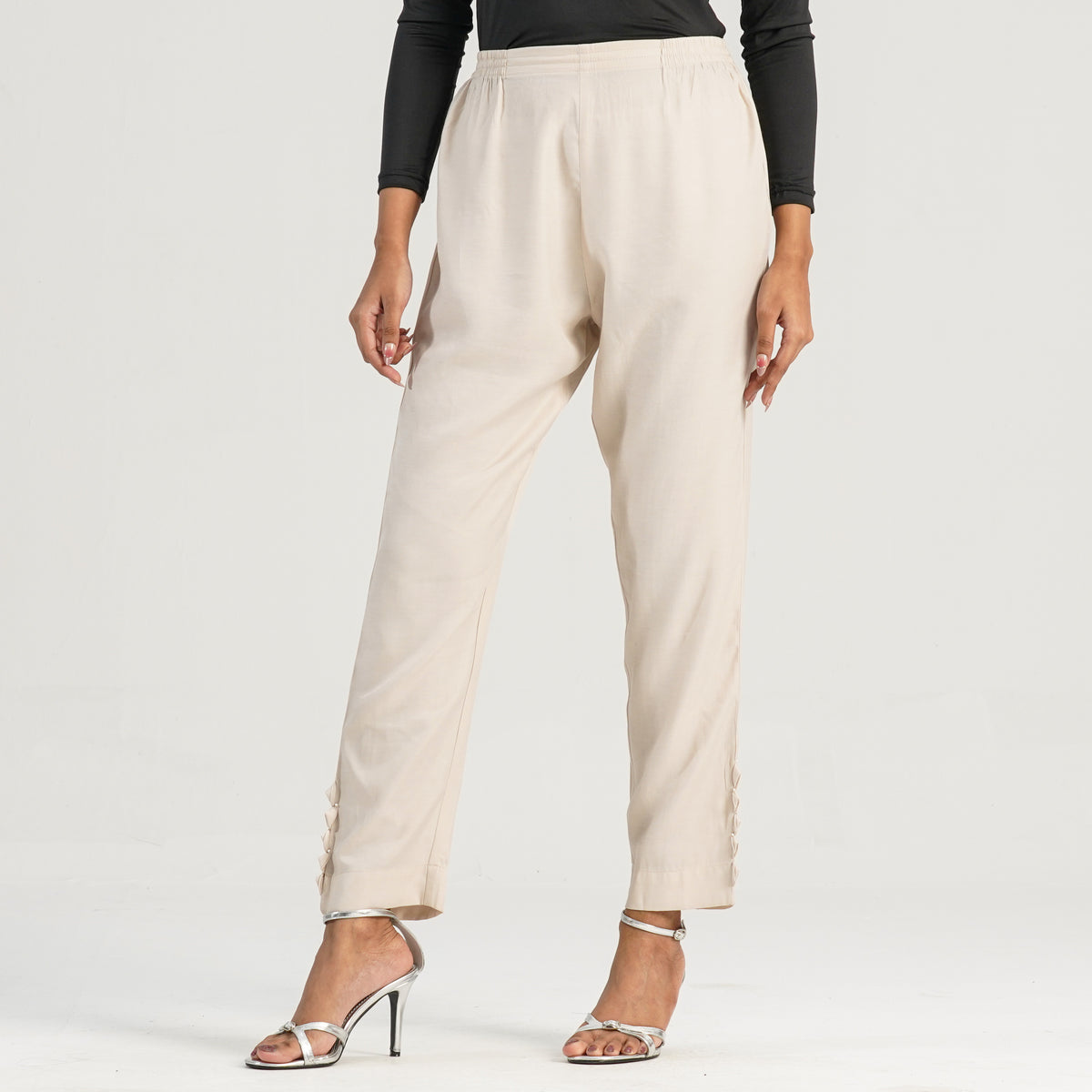 Womens Cream Bottom