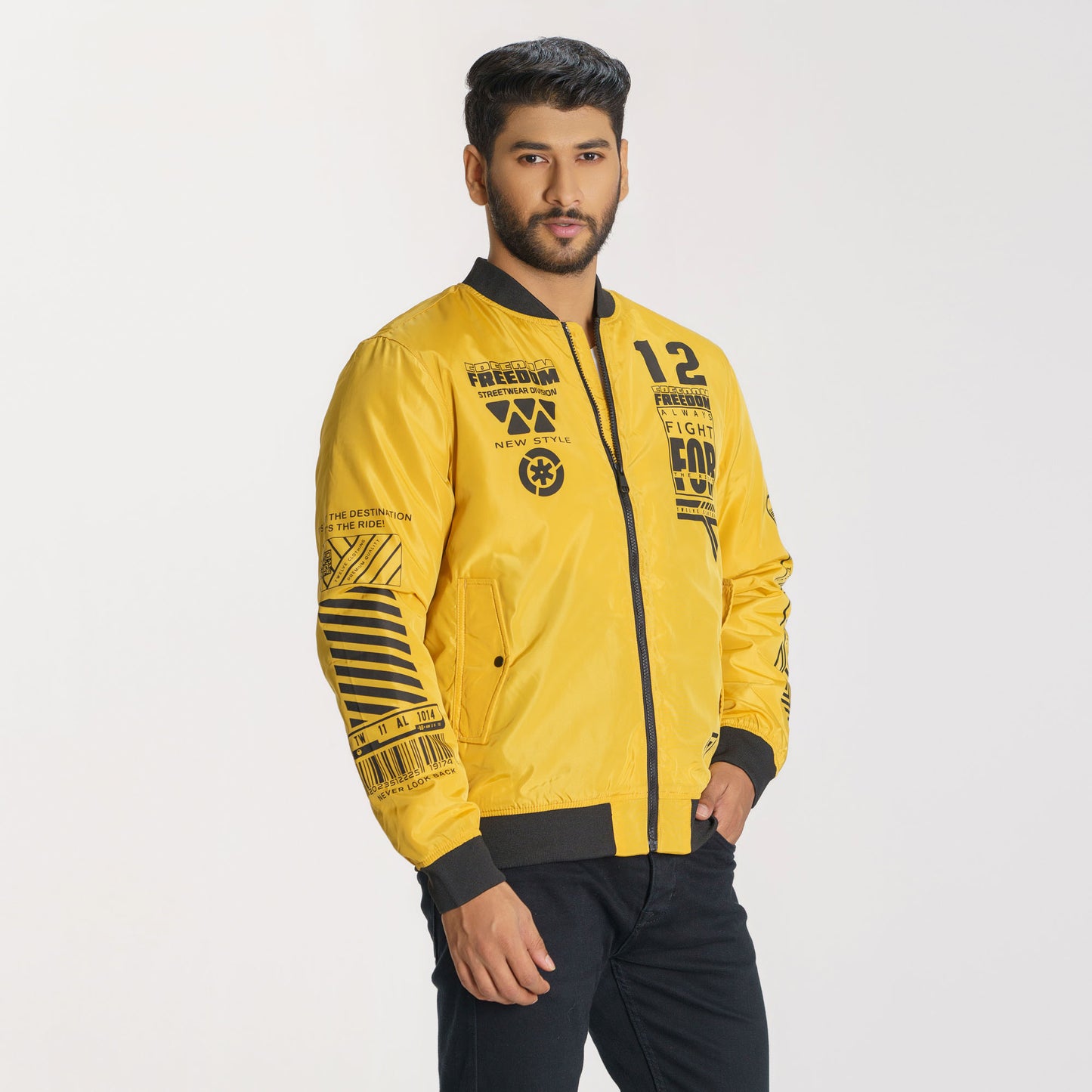 Mens Mustard Bomber