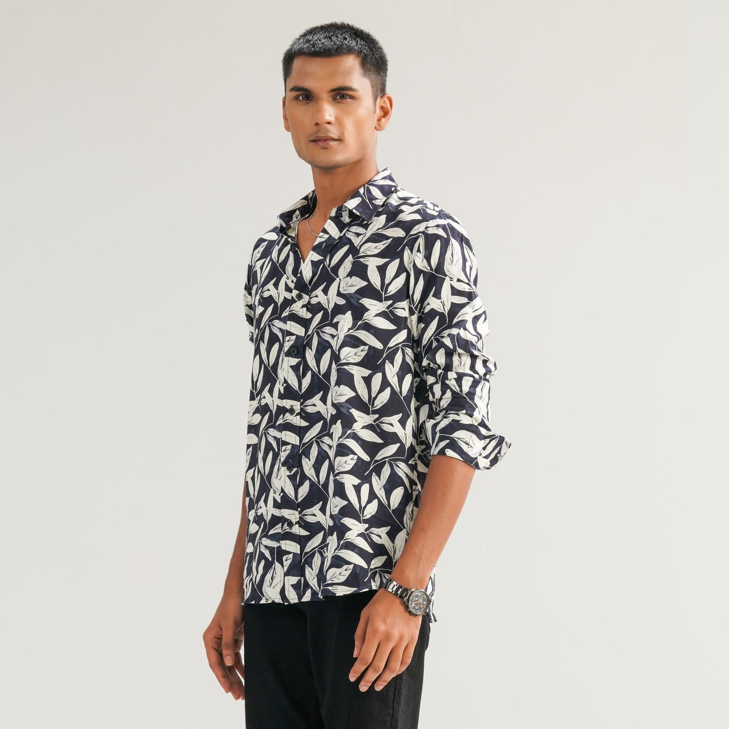 Mens Blue Casual Shirt