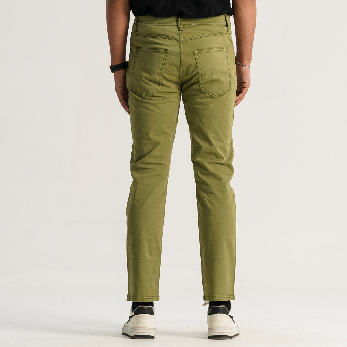 Mens Olive Twill Pant