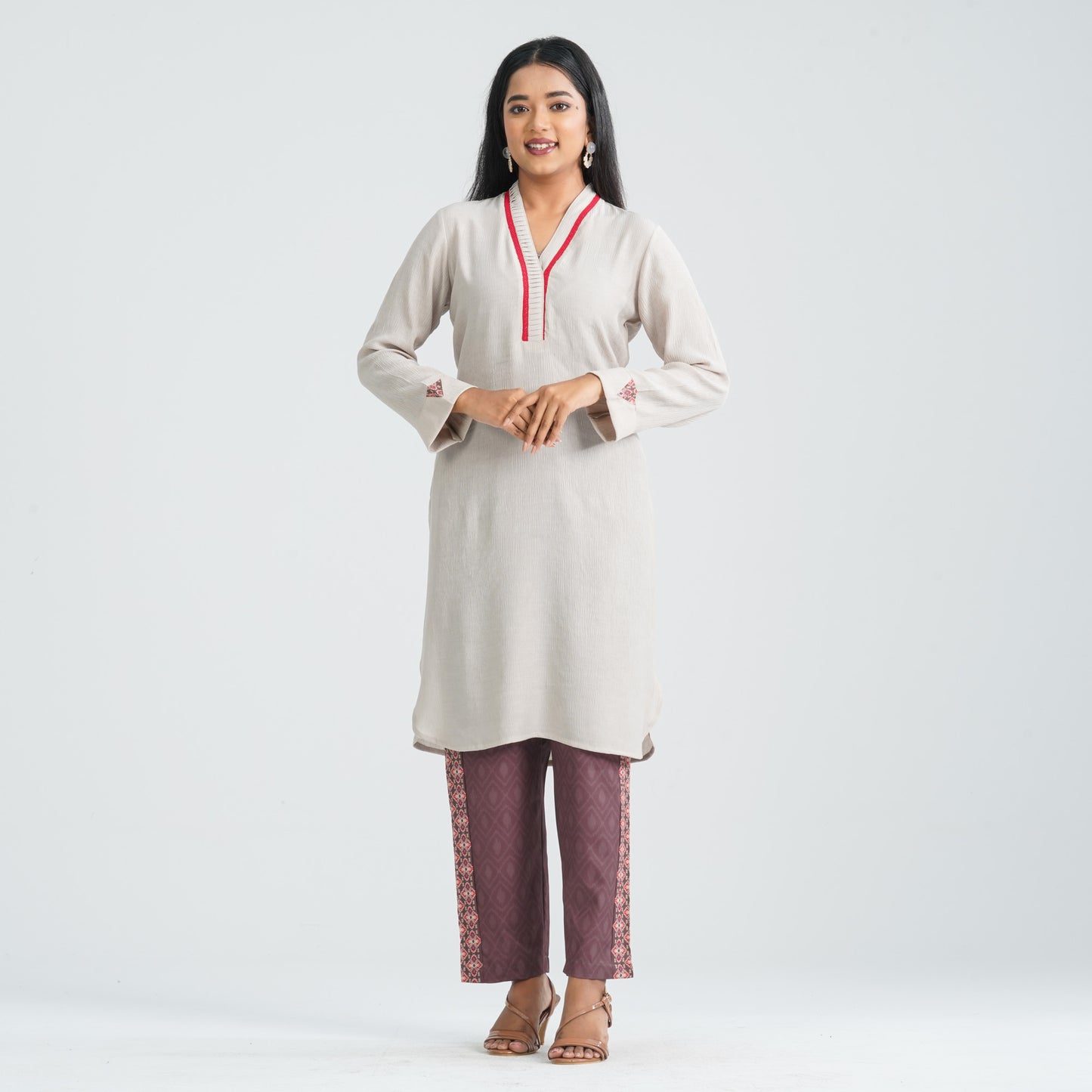 Women’s Mixed Cotton Two Piece Set