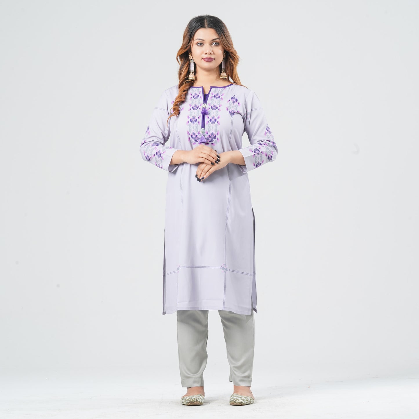 Women's Blended Silk Two Piece Set