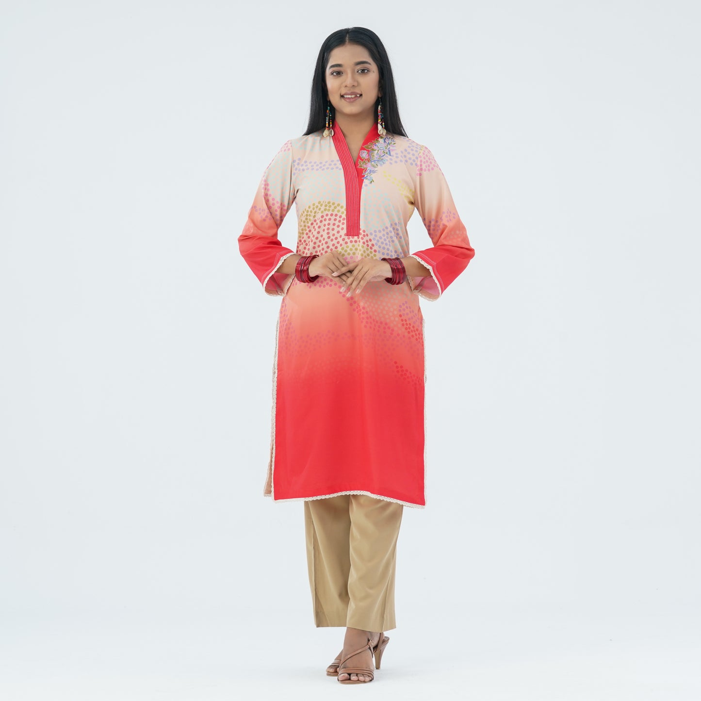 Women’s Beige Two Piece Set