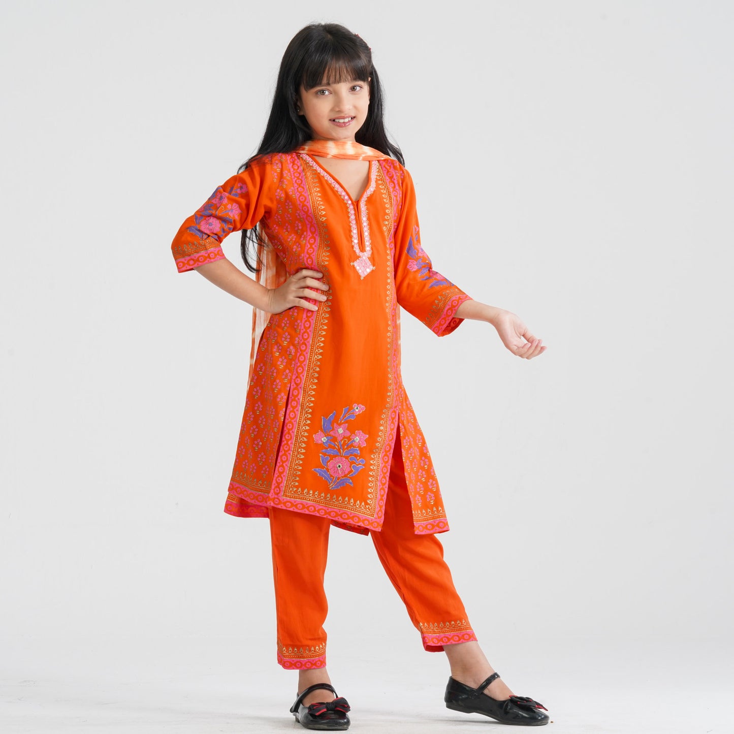 Girl’s Viscose Three Piece Set