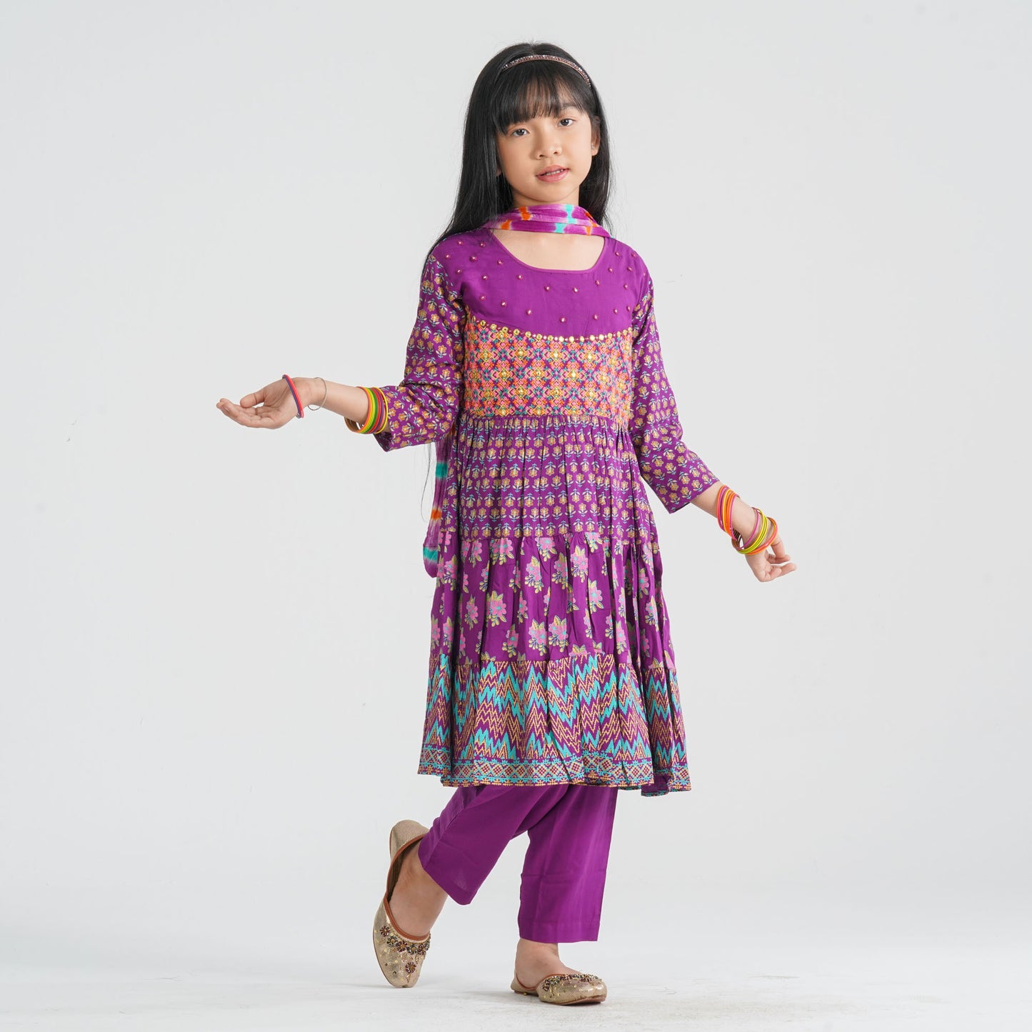 Girl’s Viscose Three Piece Set