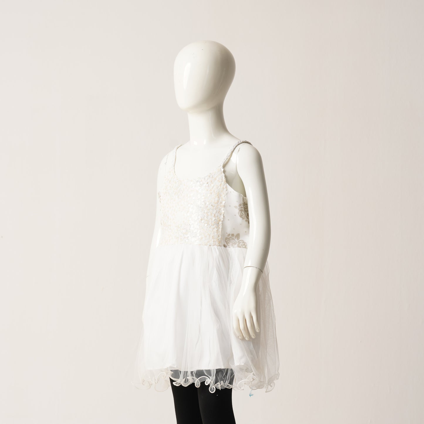 Girls Frock-White