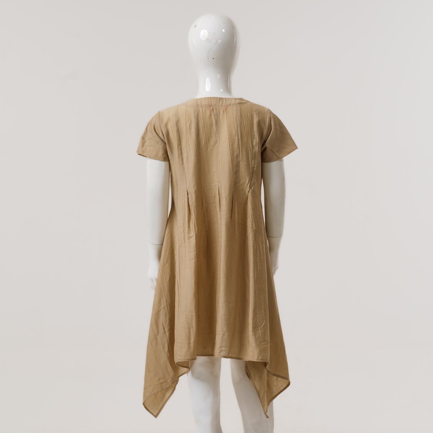 Girls Frock-BEIGE