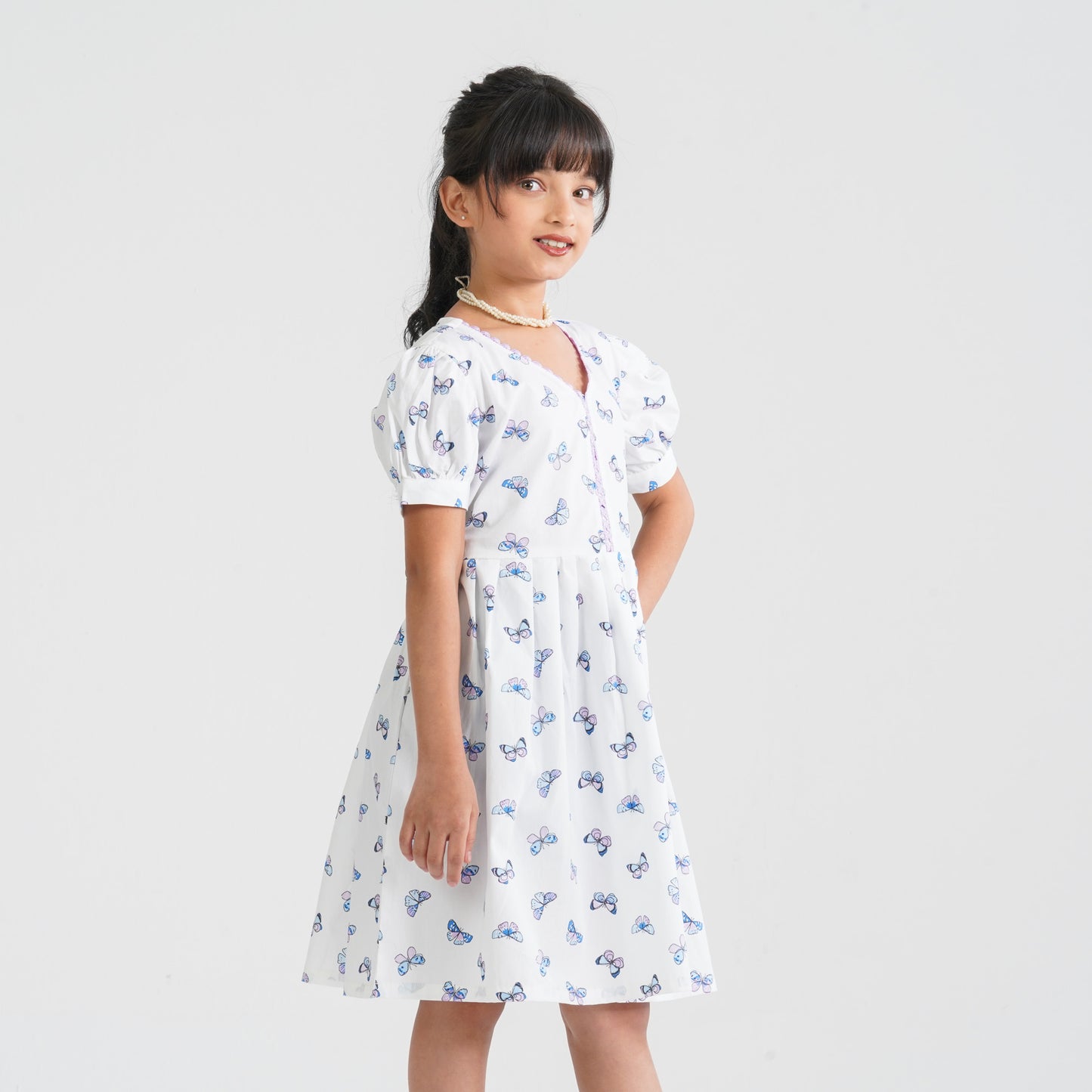 Girl’s Cotton Flared Frock