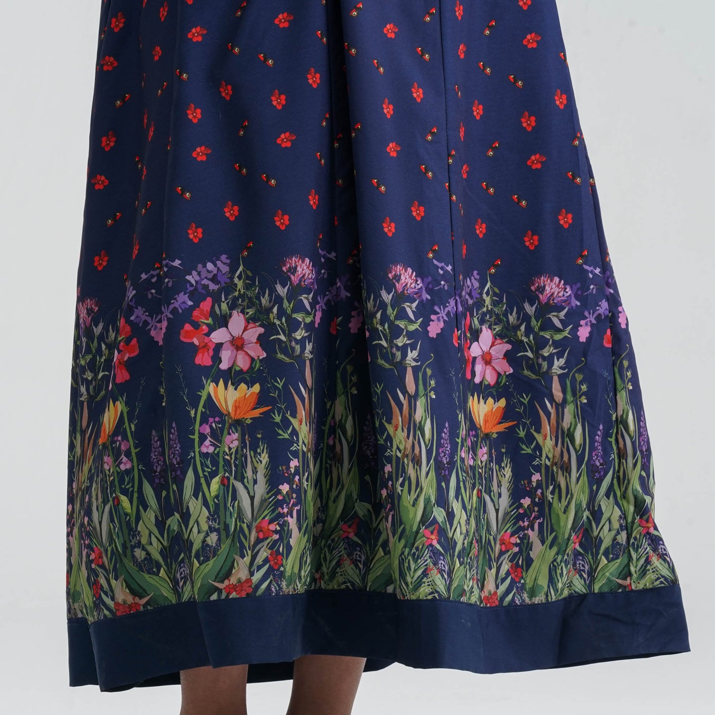 Girl’s Navy Blended Gown