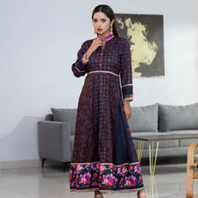 Load image into Gallery viewer, ETHNIC GOWN-BLACK
