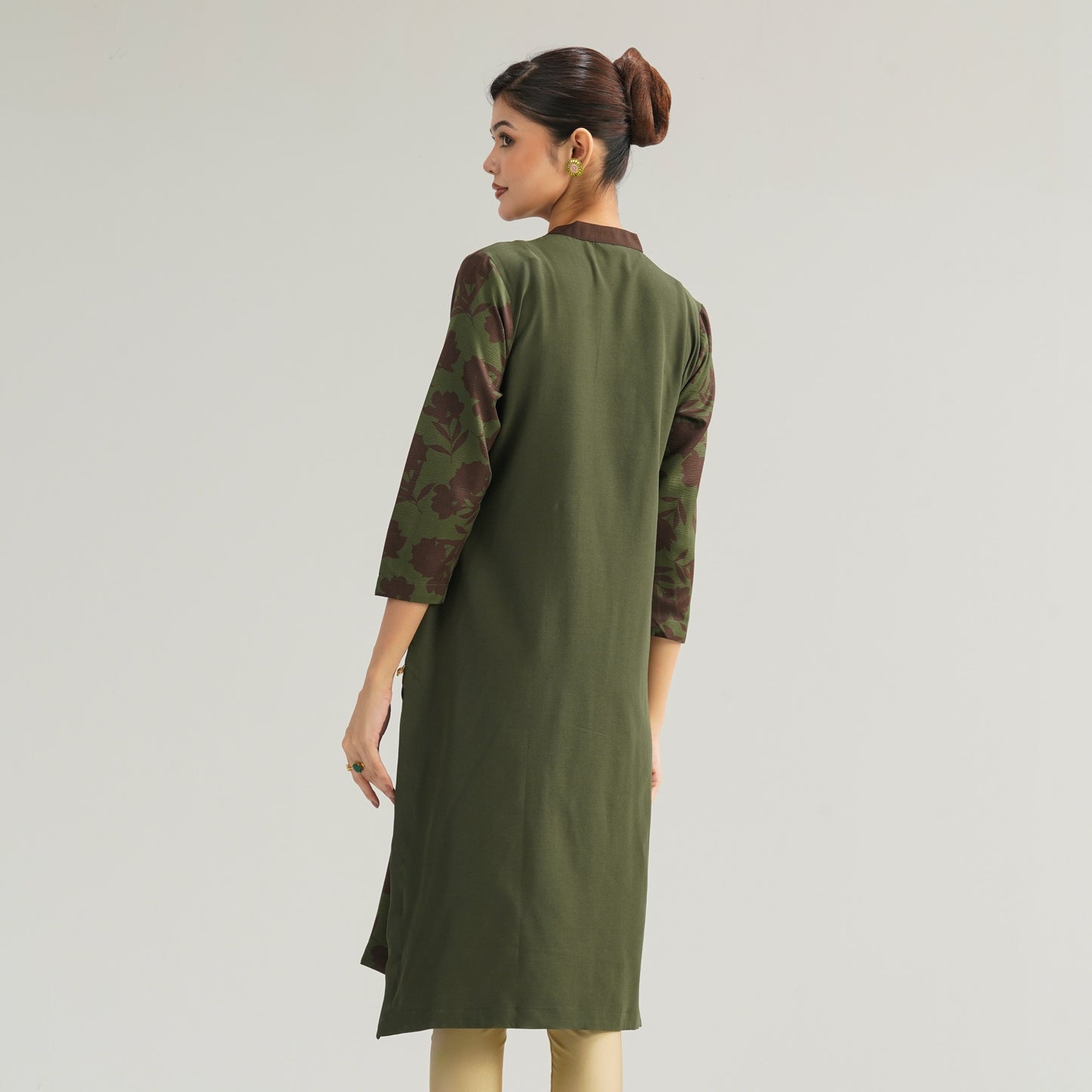 Womens Emerald Green Kurti