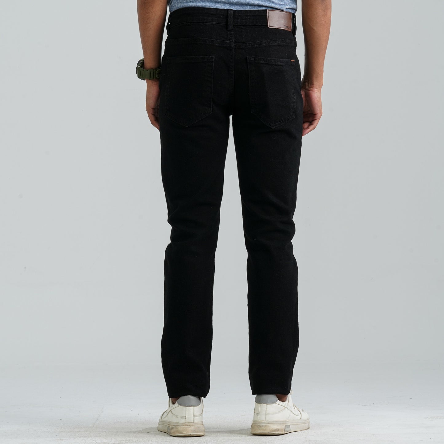 Men's Black Denim Pant