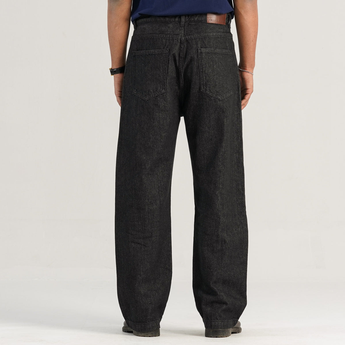 Mens Black Denim Pant