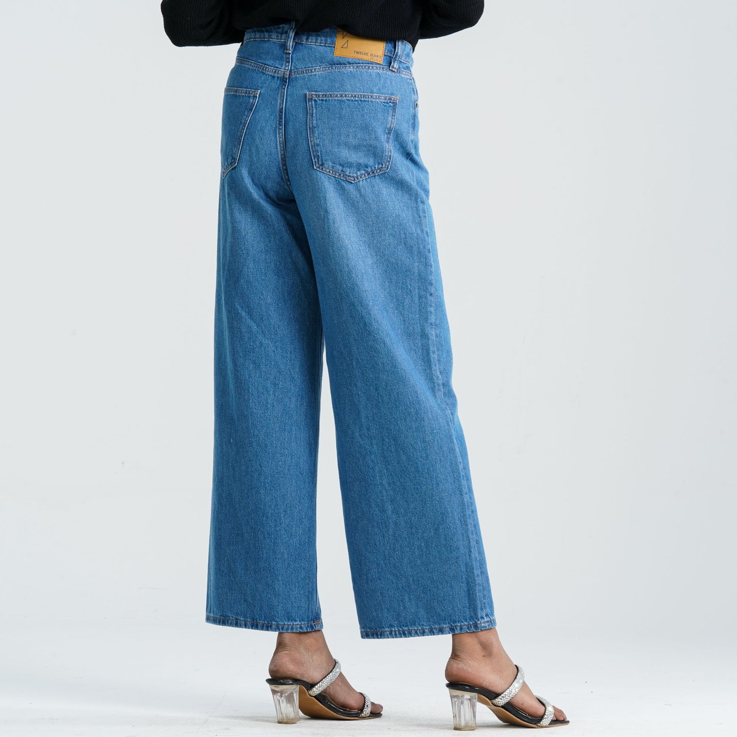 Women's Denim Wide Leg Pant