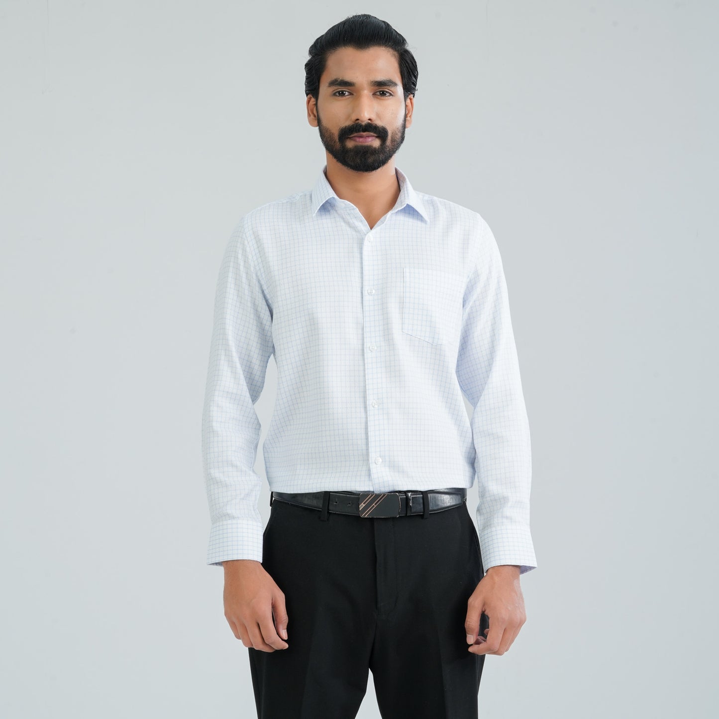 Men’s White Cotton Formal Shirt