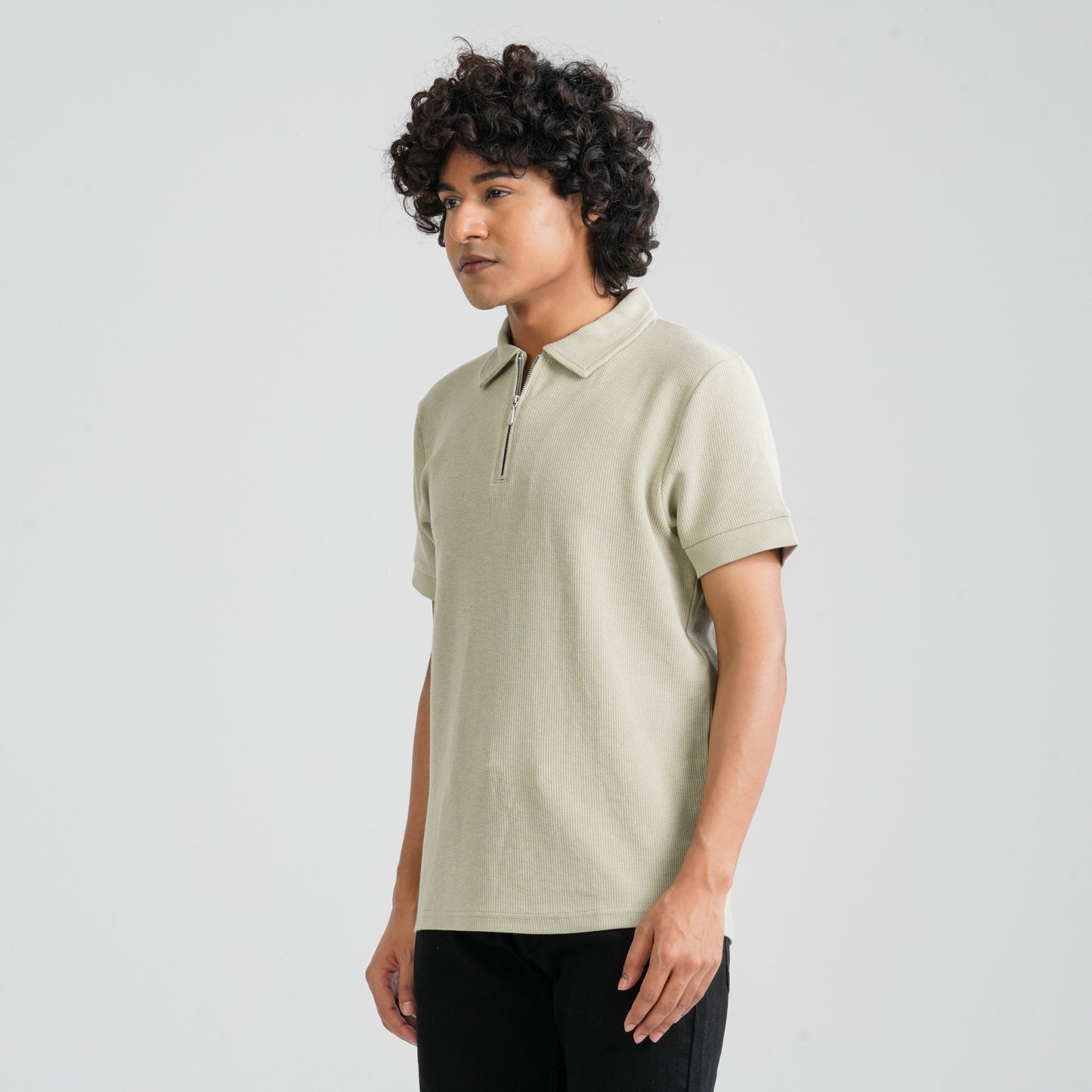 Men’s Beige Polo Shirt
