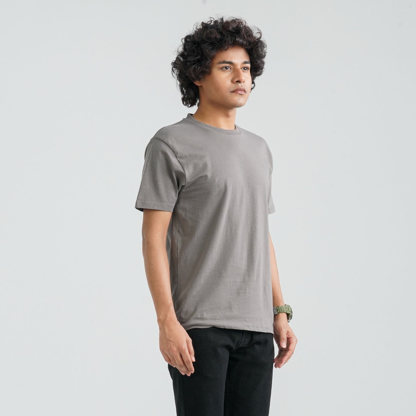 Men’s Grey Cotton T-Shirt