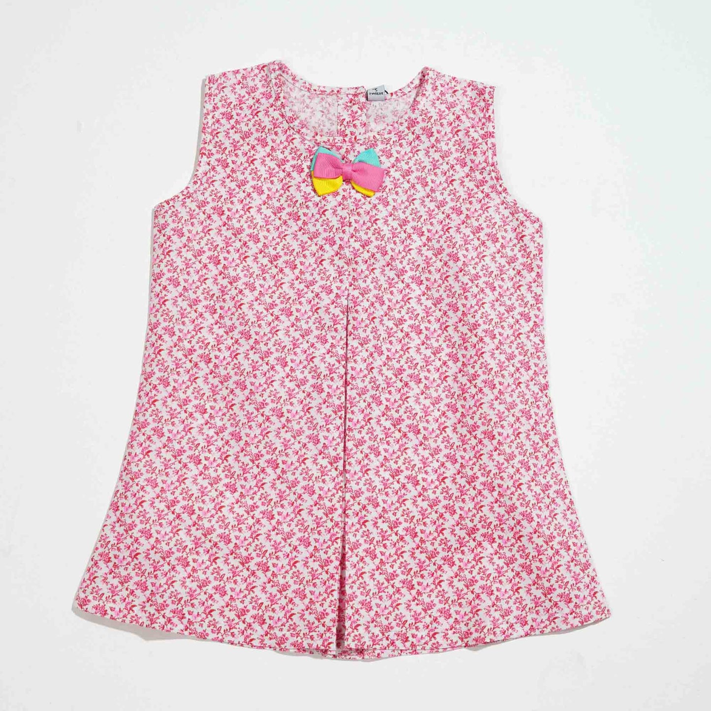 New Born Girls 2 Pcs- Red Aop