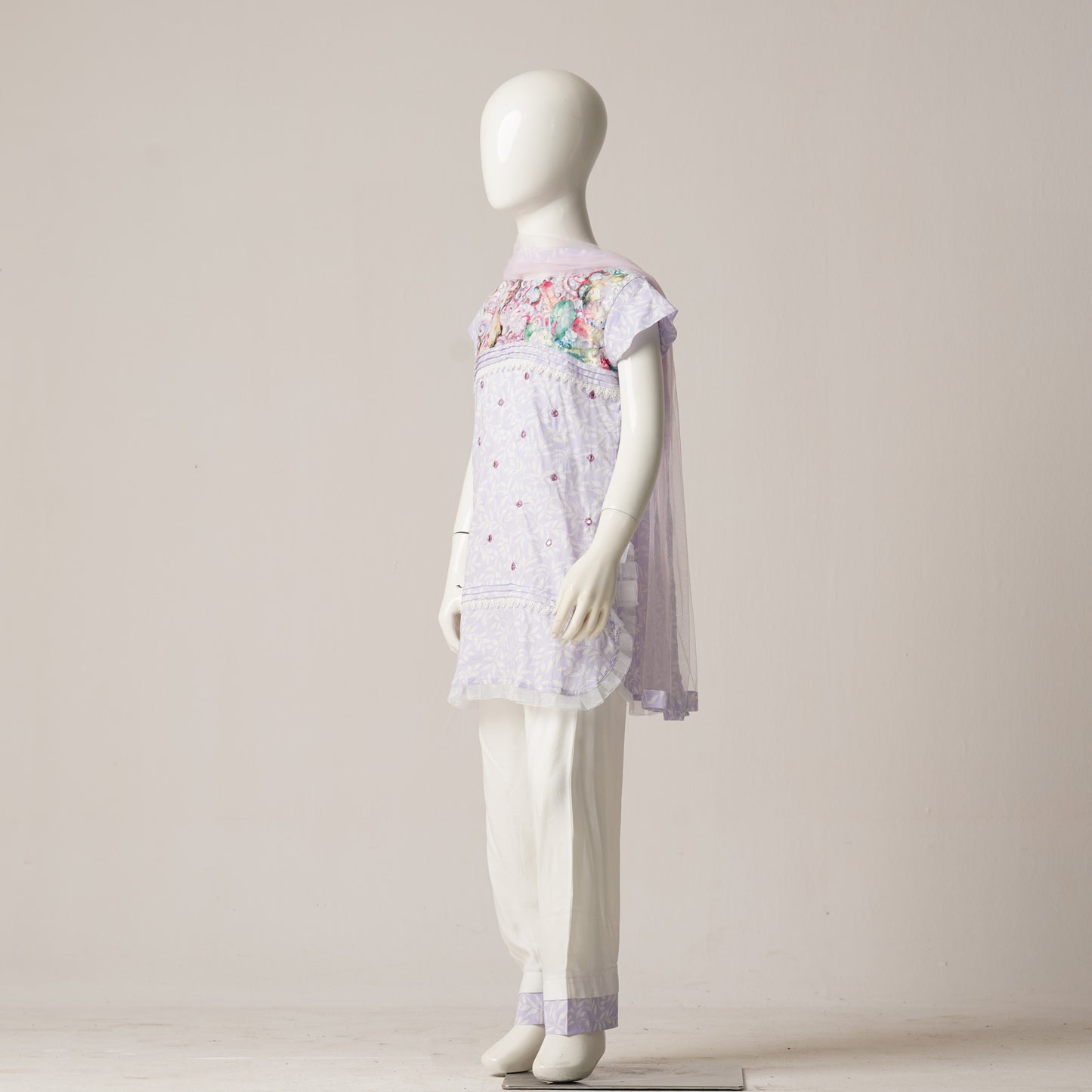 Girls 3Pcs-Violet Color