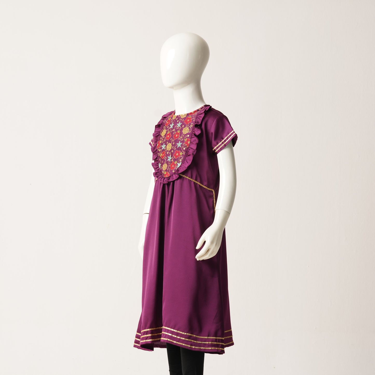 Girls Emerald Green Gown