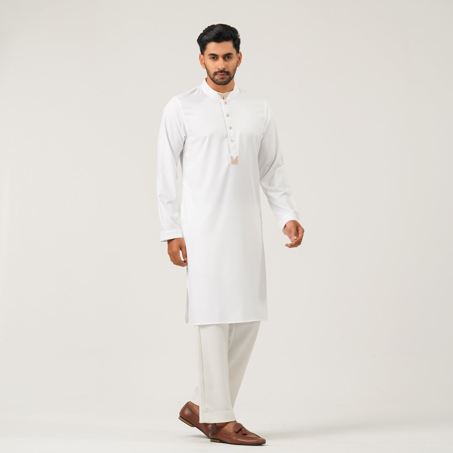 Mens White Panjabi