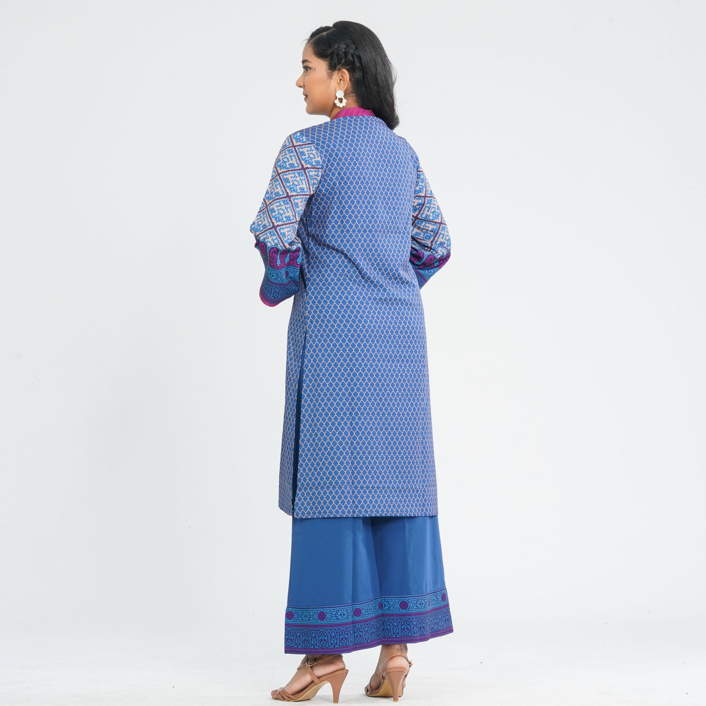 Women's Blended Silk Two Piece Set