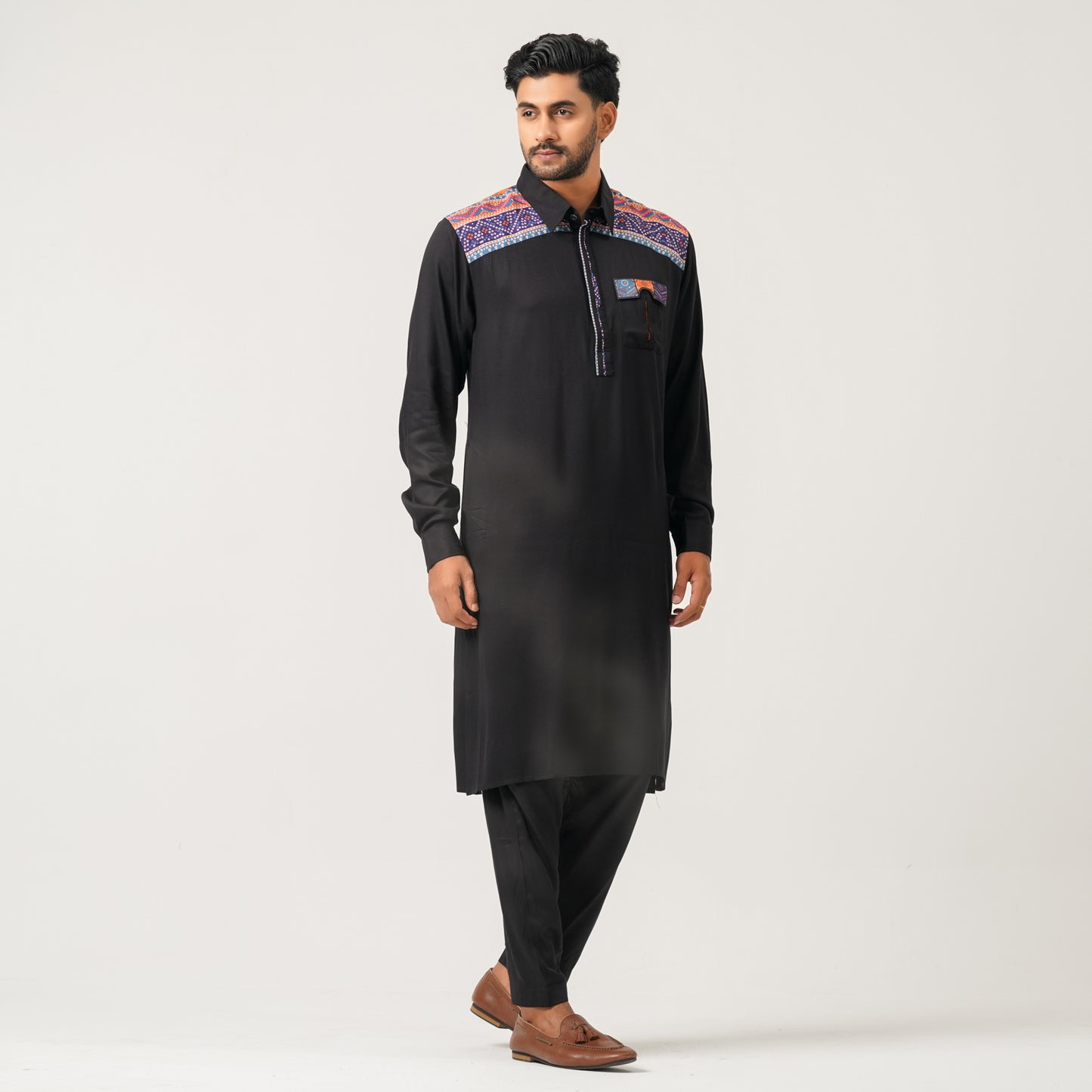 Mens Black Kabli